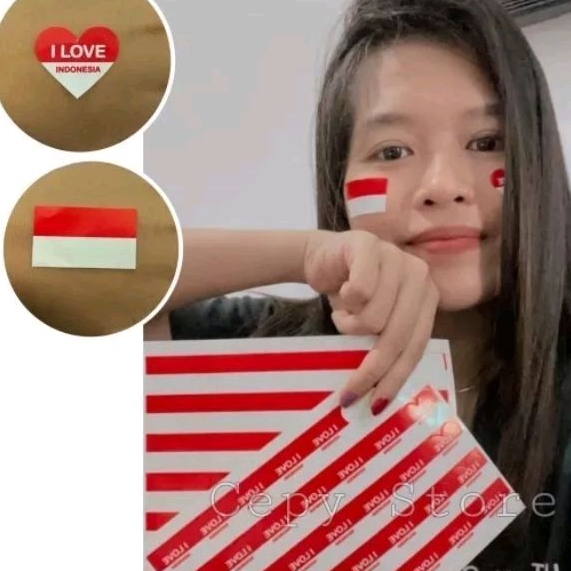 

stiker pipi merah putih