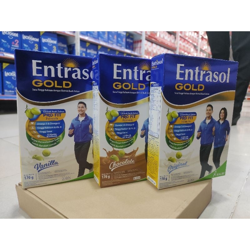 

Entrasol Gold Vanila,Coklat, Original 170g