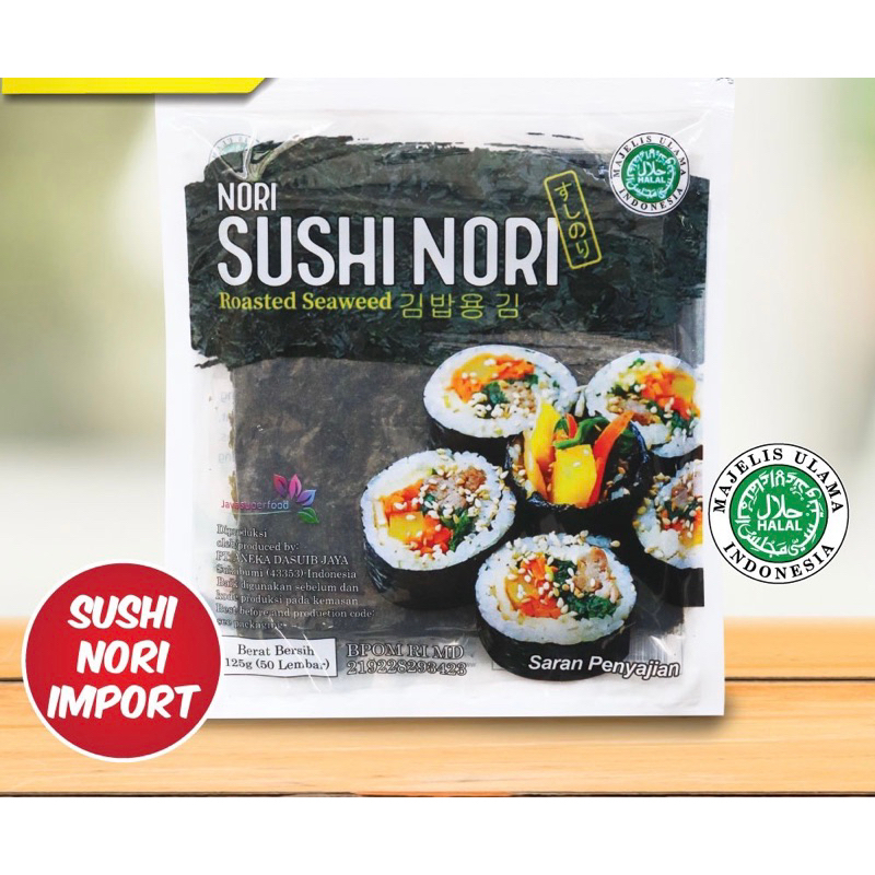 

REPACKAGE !!! Nori Sushi Halal Rumput Laut non msg manjun tokinori sakao nori dried seaweed kimbap