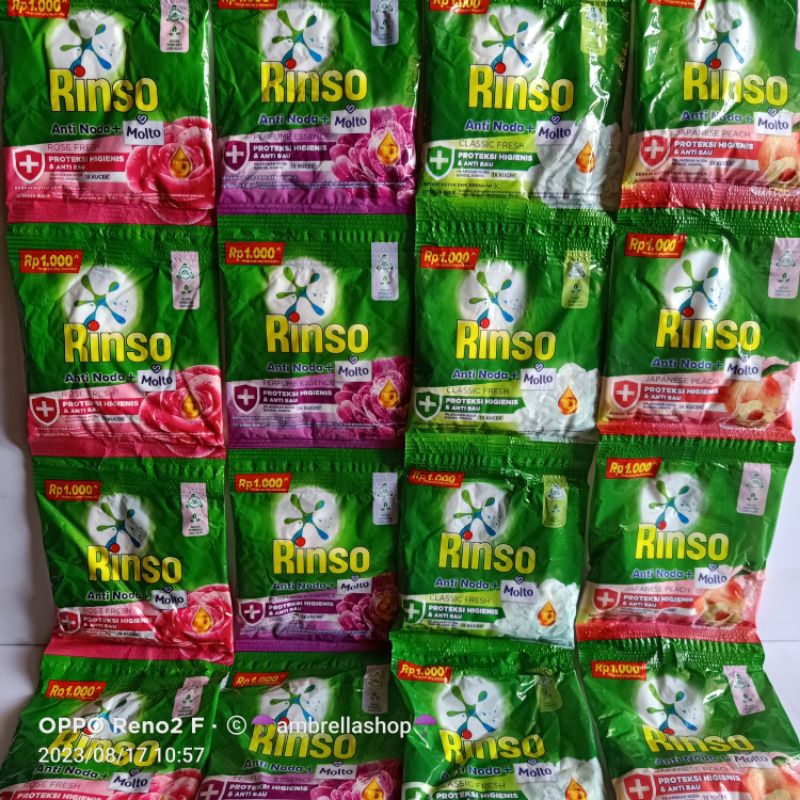RINSO RENCENG BUBUK @6 SACHET
