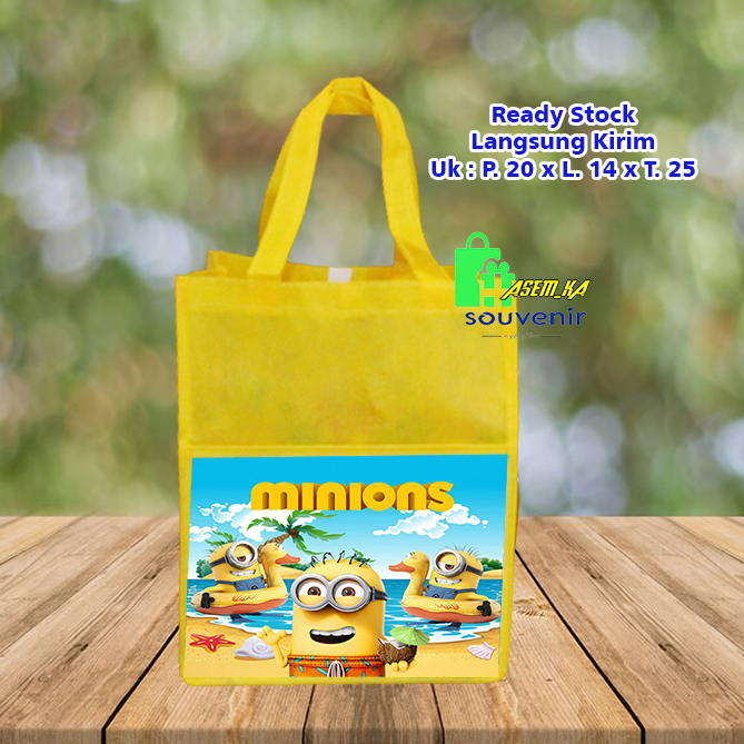 

TAS BINGKISAN SNACK ULTAH KANTONG DEPAN MUAT KFC TEMA MINION