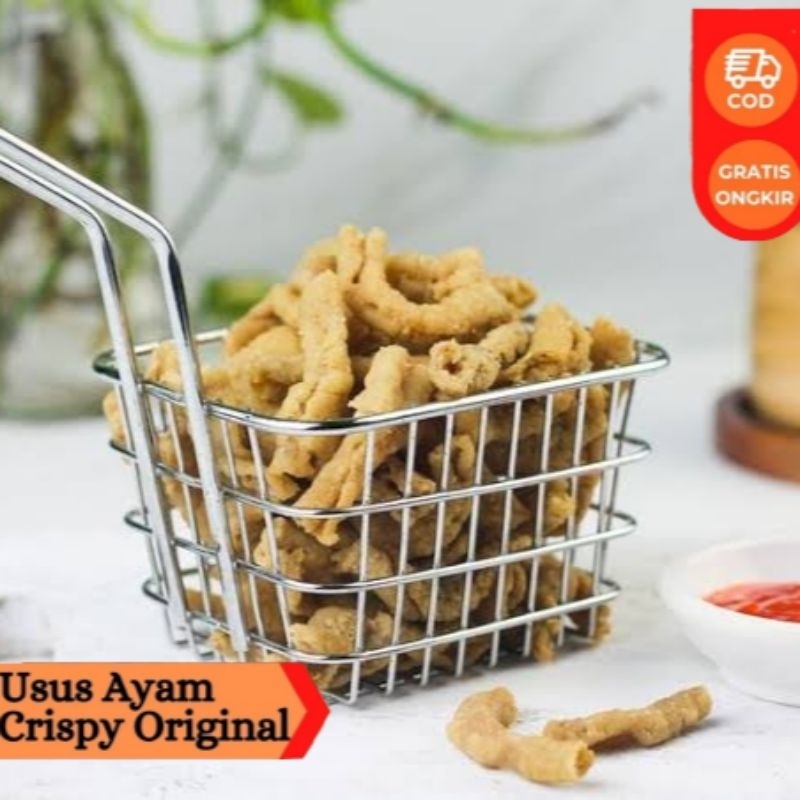 

Keripik Usus Ayam Crispy Daun Jeruk Original 70grm