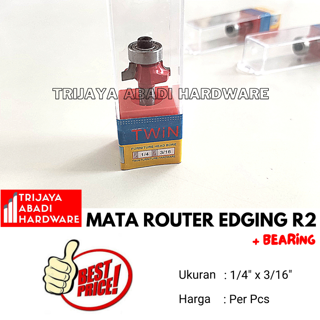 Mata Router Edging R2 + Bearing Router Profil