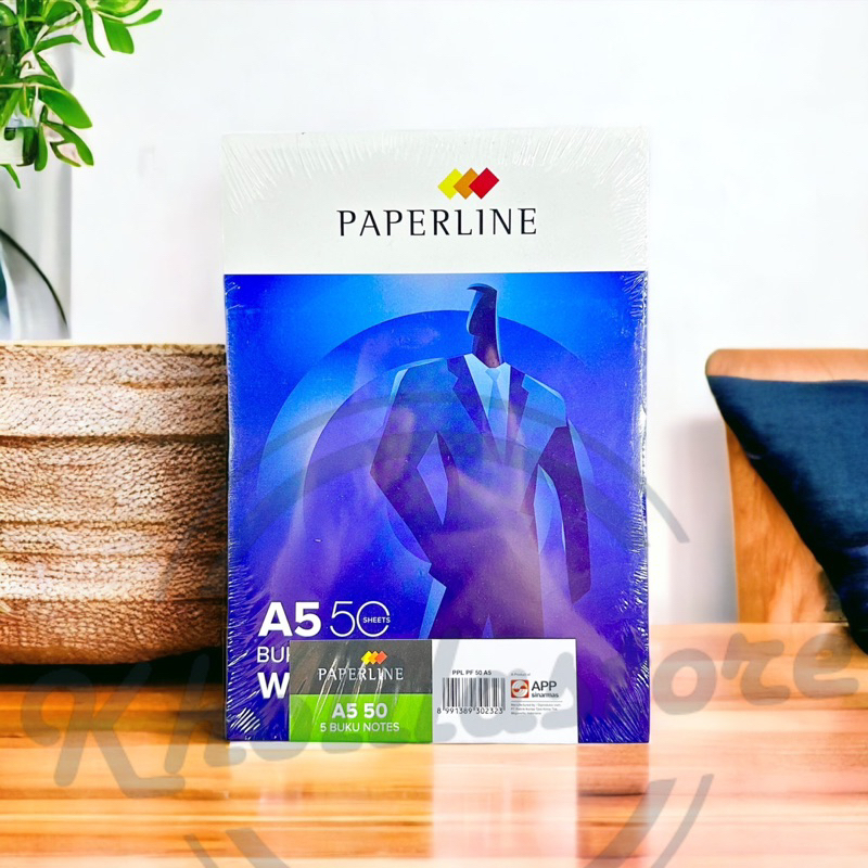 

Writing Pad / Block Note Paperline A5 50 isi 5 pcs