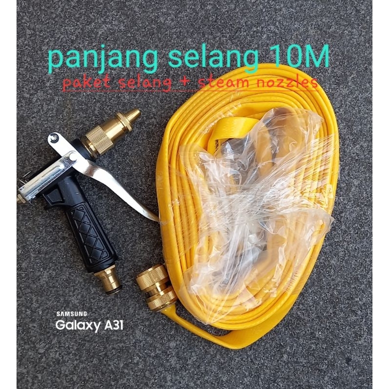 paket selang air fleksibel semprotan cuci mobil motor siram tanaman kebun garden nozzle gun jet spra
