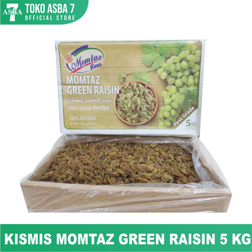 

KISMIS MOMTAZ GREEN RAISIN 5 KG