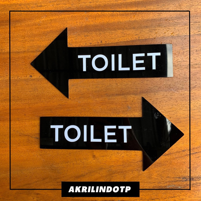 

Papan Sign Pintu Toilet | Petunjuk Arah Toilet Bentuk Panah Kanan Kiri