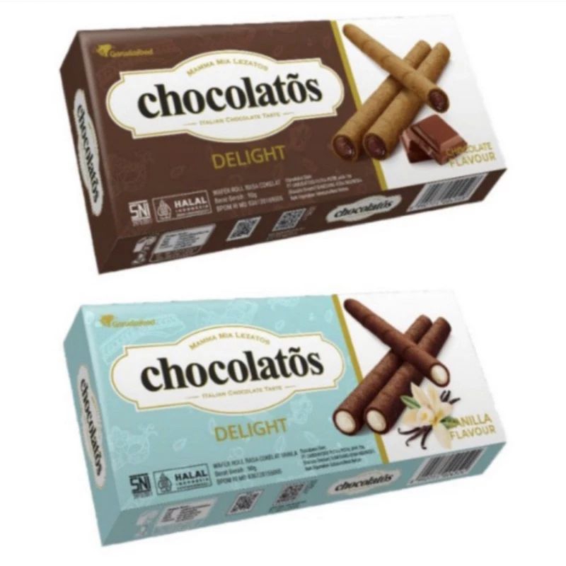 

CHOCOLATOS DELIGHT WAFER ROLL 90GR