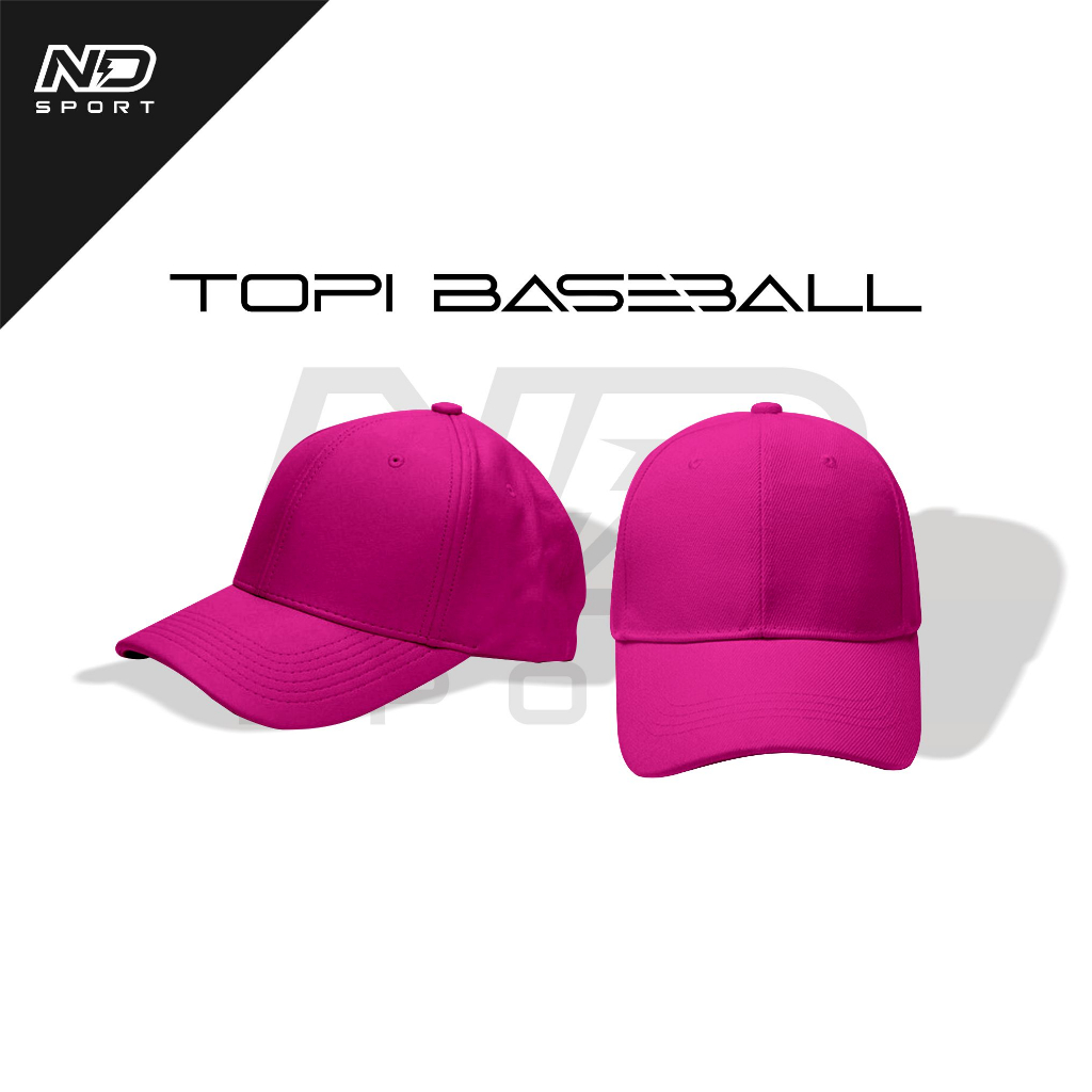 TOPI Polos Pria Wanita topi baseball Cowok Premium Distro PINK FANTA