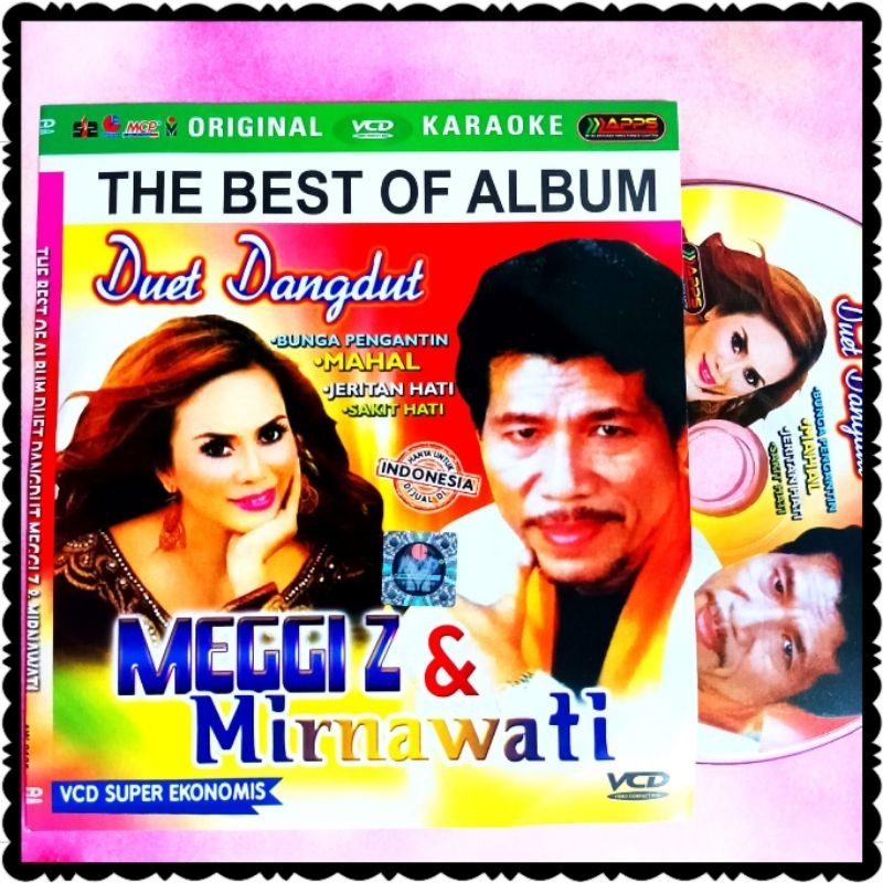 KASET VCD KARAOKE DANGDUT DUET MEGGY Z DUET MIRNAWATI-VOCAL ON OF AKTIF