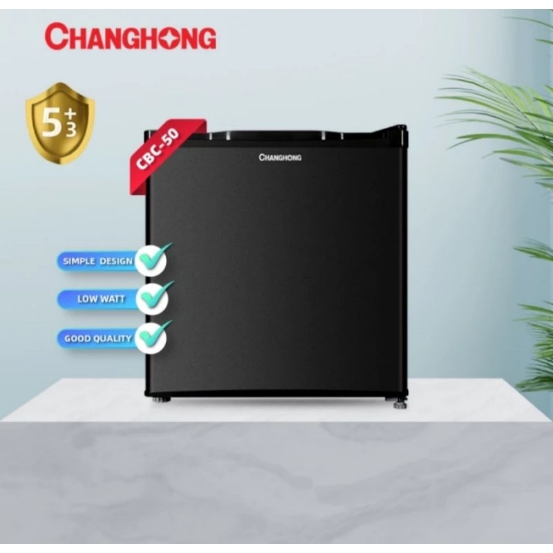 Kulkas Mini Bar CHANGHONG CBC-50 / CBC50 Portable 1 Pintu 50 Liter Low Watt