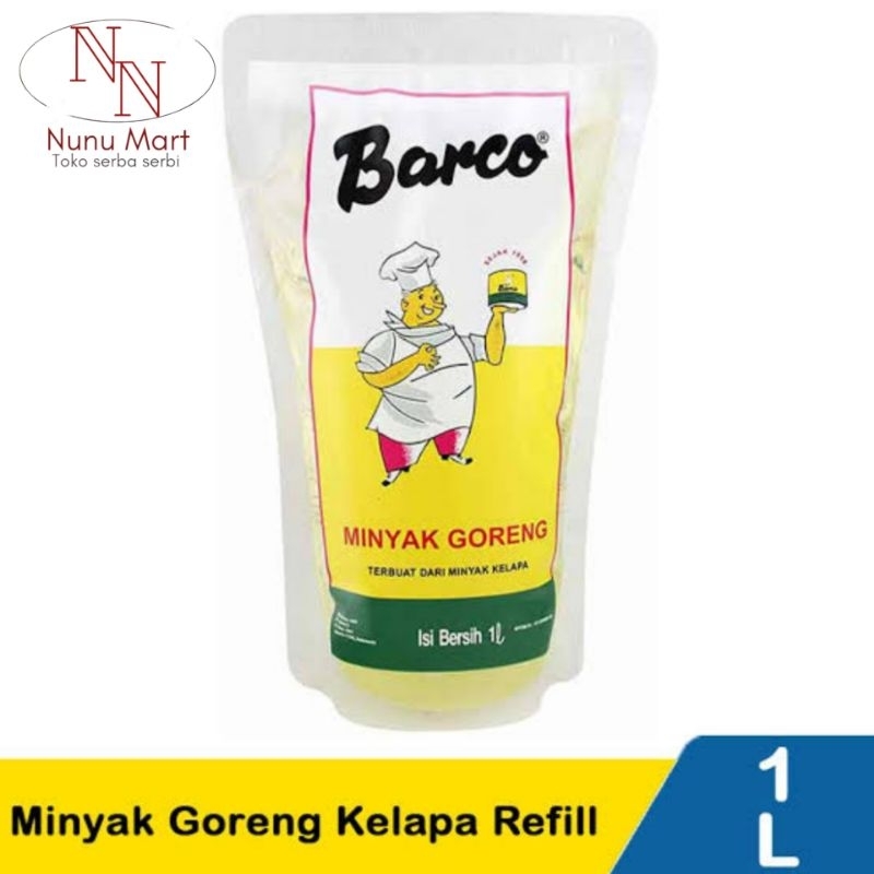 

Minyak Goreng Barco 1 liter pouch