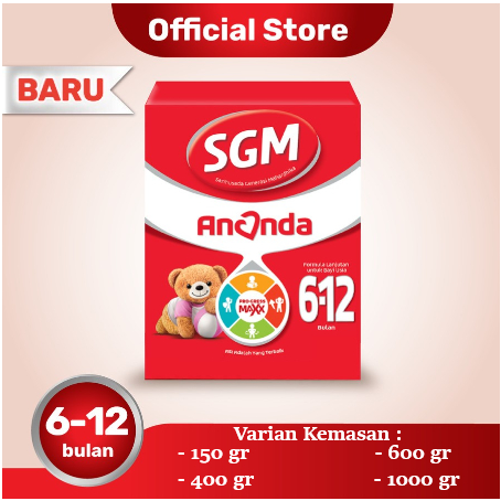 SUSU FORMULA SGM ANANDA 6-12 BULAN
