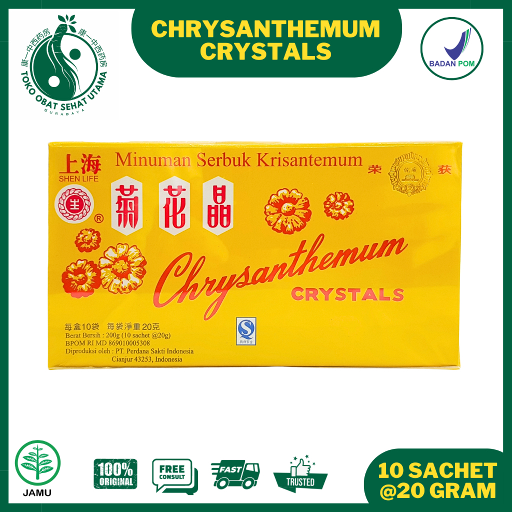 

SHEN LIFE CHRYSANTHEMUM CRYSTAL / Minuman Serbuk Krisantemum / Cihuacing ci hua cing ju hua jing