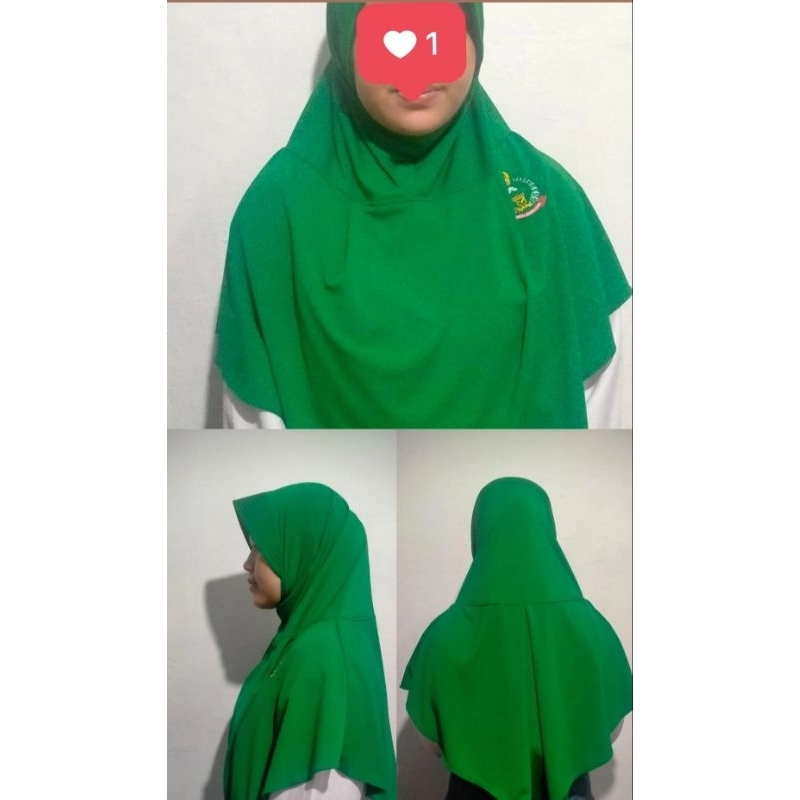 jilbab pso TERBARU logo bordir pet antem.