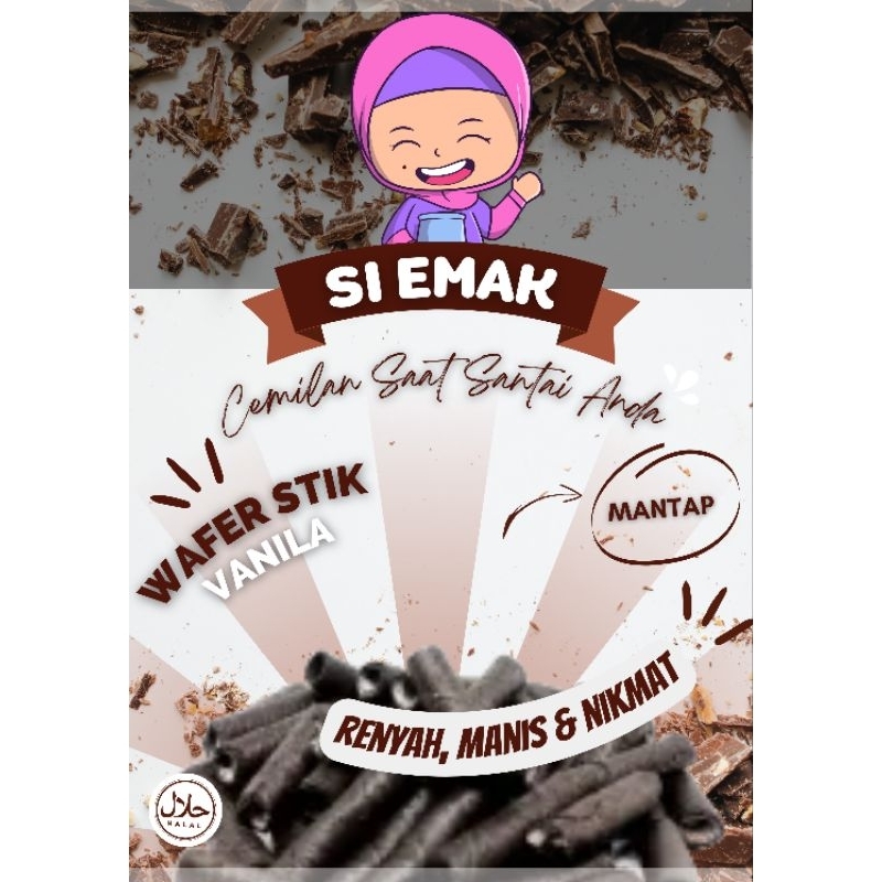 

SI EMAK (WAFFER STIK VANILLA) 100gr