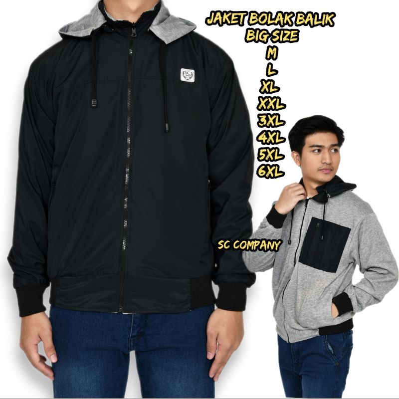 JAKET JUMBO JAKET BESAR JAKET PRIA WANITA JAKET MOTOR JAKET GUNUNG JAKET PARASUT  BUKAN JAS HUJAN JA