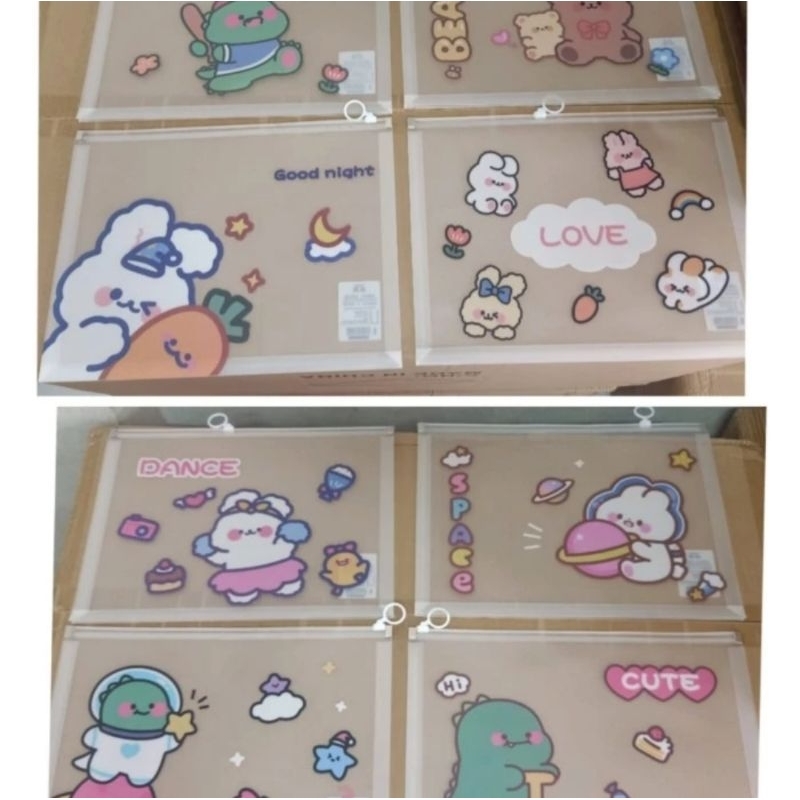 

KAN Map Folder Plastik Gambar A4 Pouch