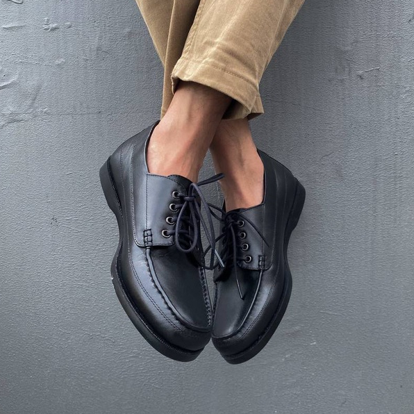 MARCO BLACK GL (KULIT ASLI) |ManNeedMe x Monday| Sepatu Pantofel Pria | Oxford Formal / Kantor Derby Shoes ORIGINAL