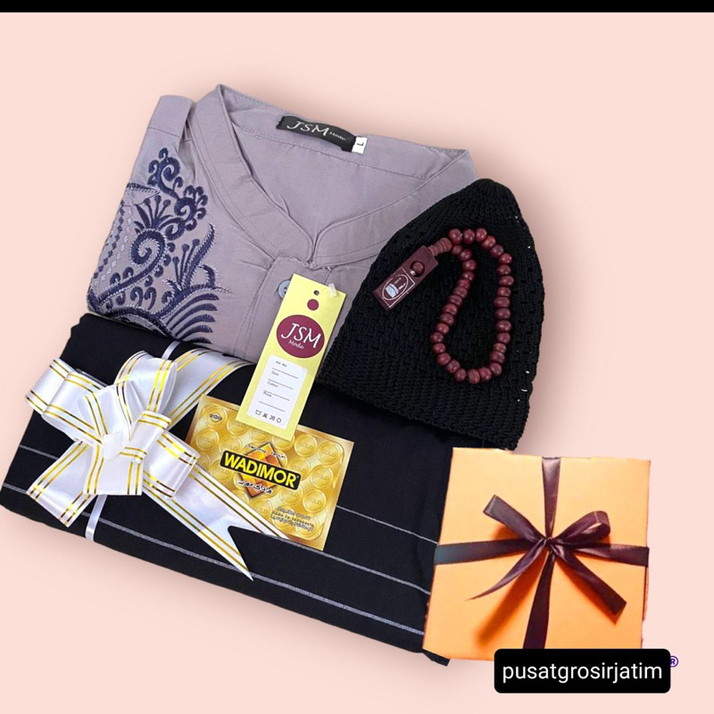 Hampers Koko Kado ultah cowok Parcel lebaran BAJU koko muslim KADO wisuda BIRTHDAY HADIAH