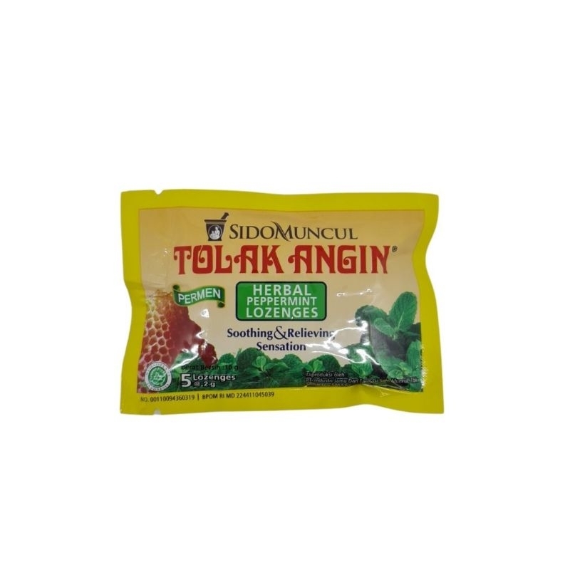 permen tolak angin sachet isi 5*2gr