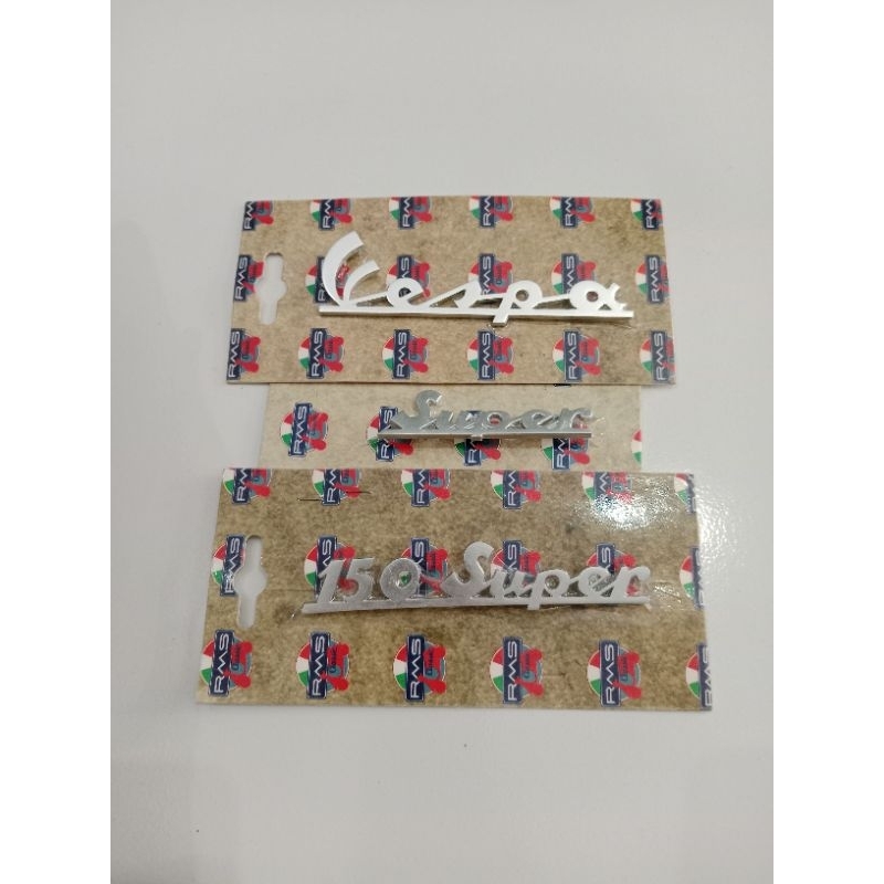 Emblem Latin Vespa Super RMS