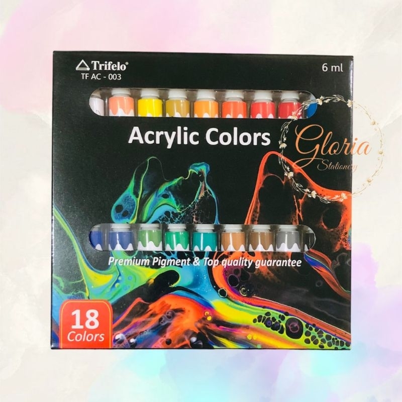 

Trifelo cat acrylic 18 warna/ Cat acrylic 18 warna Trifelo