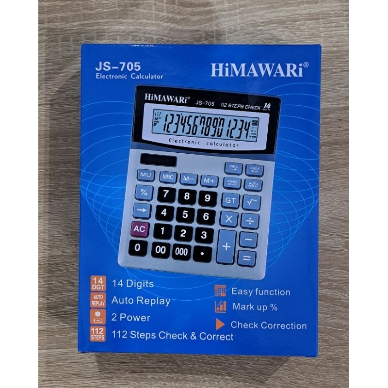 

KALKULATOR HIMAWARI JS-5003/JS-705 ELECTRONIC CALCULATOR