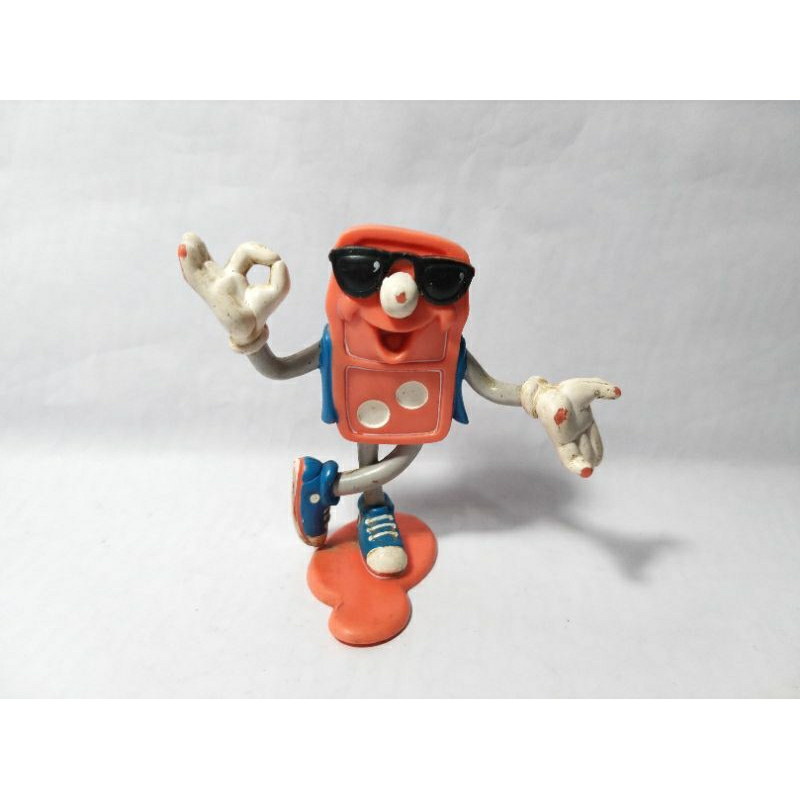 Maskot Donny Piza Dominos Domino Pizza Figure Figurine Mascot Rare Jadul Vintage Classic Lawas Langk