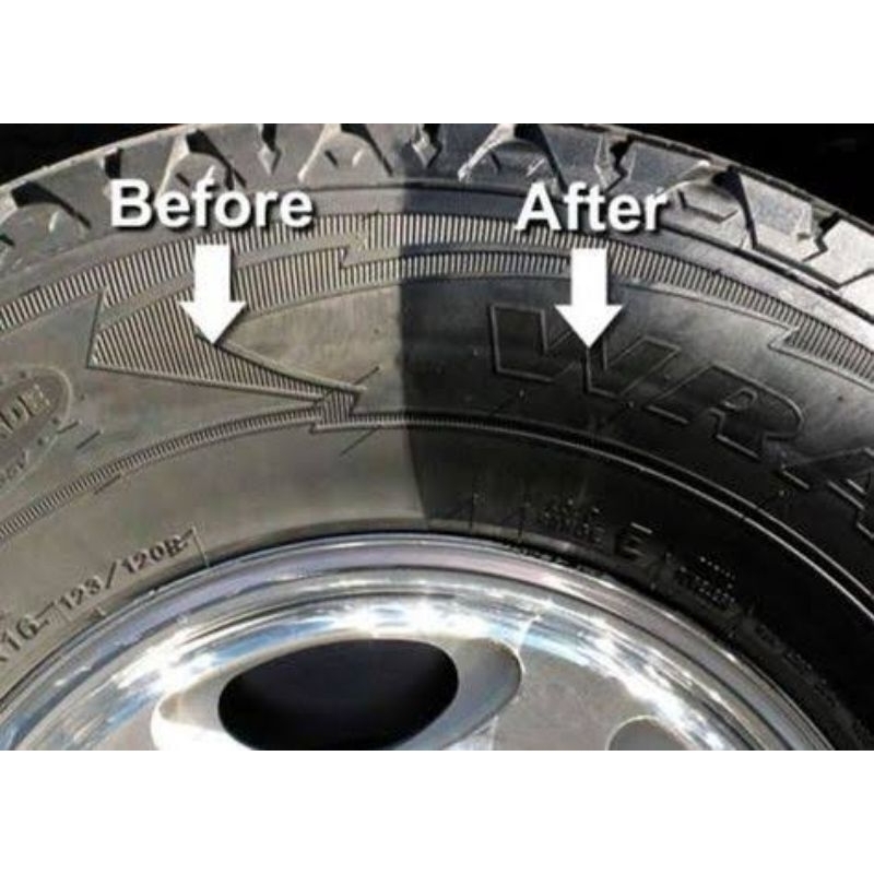 Semir ban motor mobil tahan lama pengkilap penghitam ban kendaraan wetlook hydrophobic permanen 1 liter
