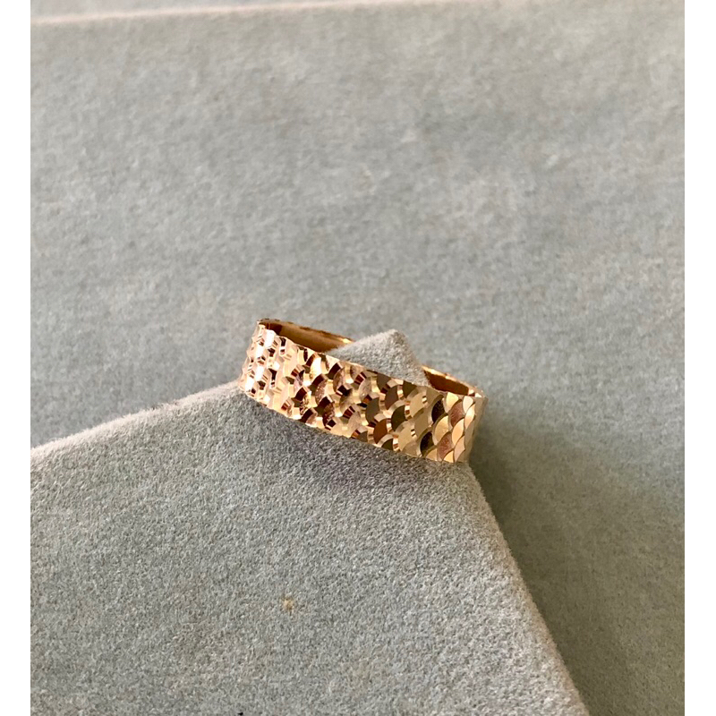 Cincin Model Sisik Emas kadar 700 16k