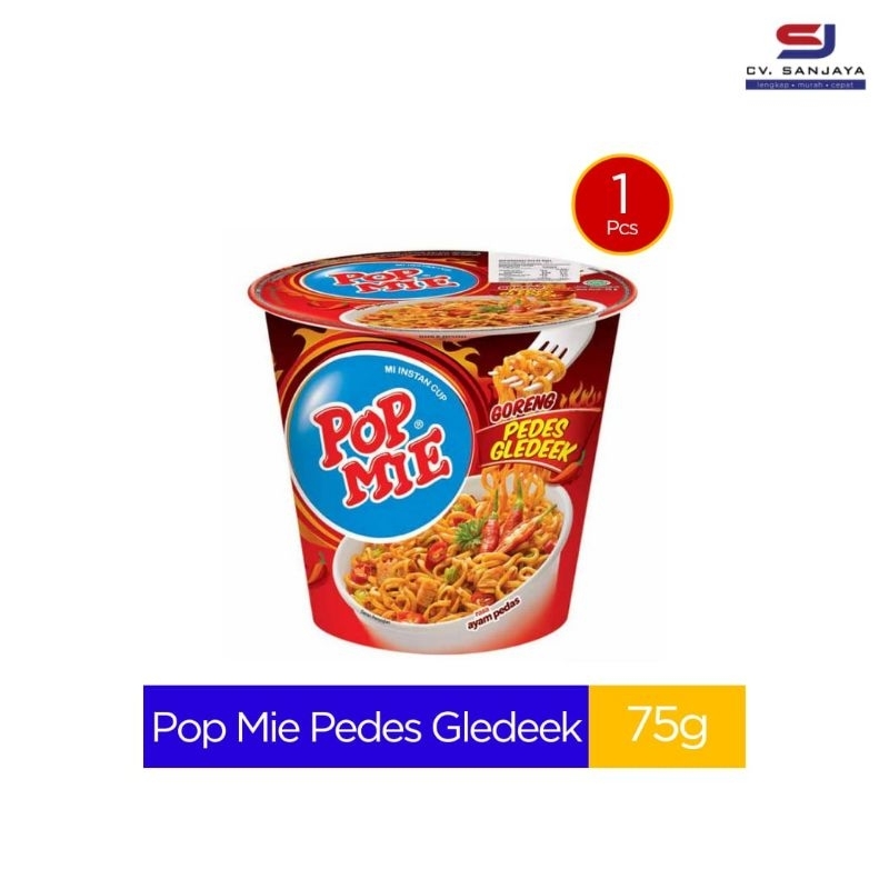 

POP MIE Goreng Pedes Geledeek