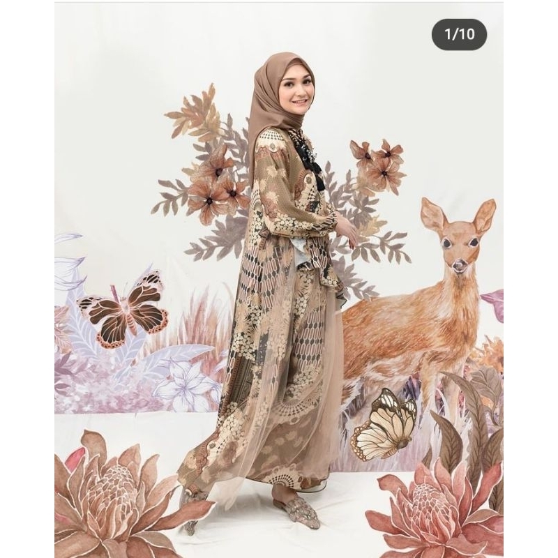 Melody dress wearing klamby colour pinewood size L NEW