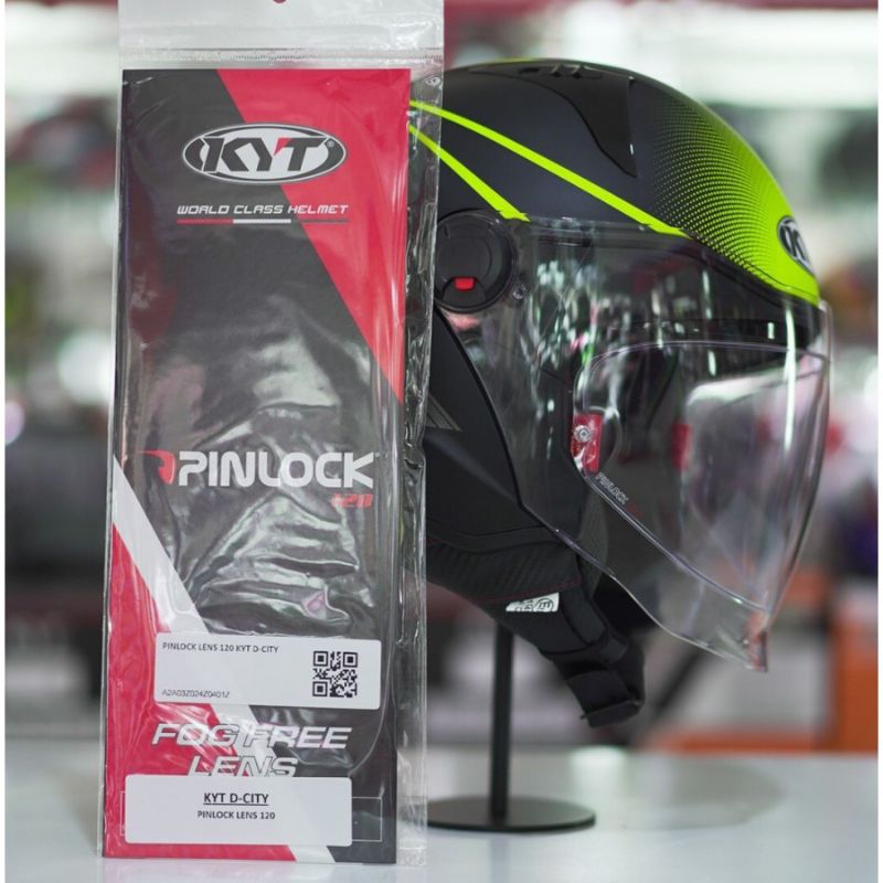 Pinlock fog free lens kyt d city / anti embun kyt d city