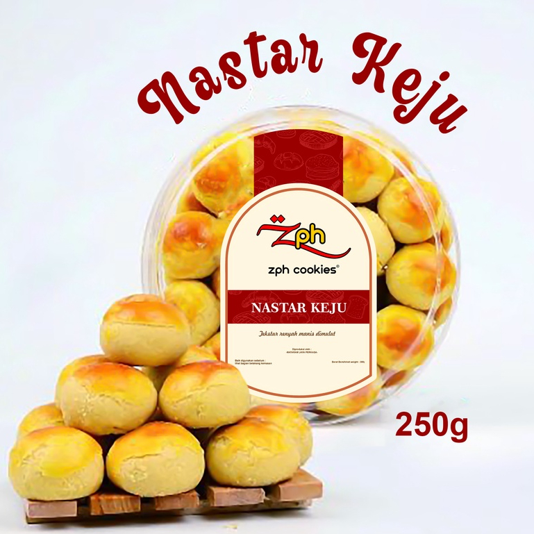 

Kue Kering Nastar nanas Isi 250 gram (1/2 Kg) ZPH Cookies