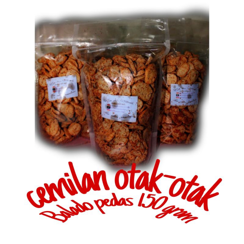 

cemilan otak-otak Balado pedas 150 gram