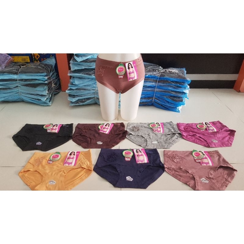 CD CELANA DALAM WANITA CEWEK PEREMPUAN PIAOLI IMPORT KATUN KARET MELAR KARET LEBAR MURAH ASLI