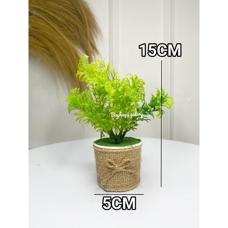 NEW PRODUCT BUNGA GONI MINI GRAS ARTIFICIAL MINI // PAJANGAN POT GONI BUNGA DEKORASI RUMAH // BUNGA