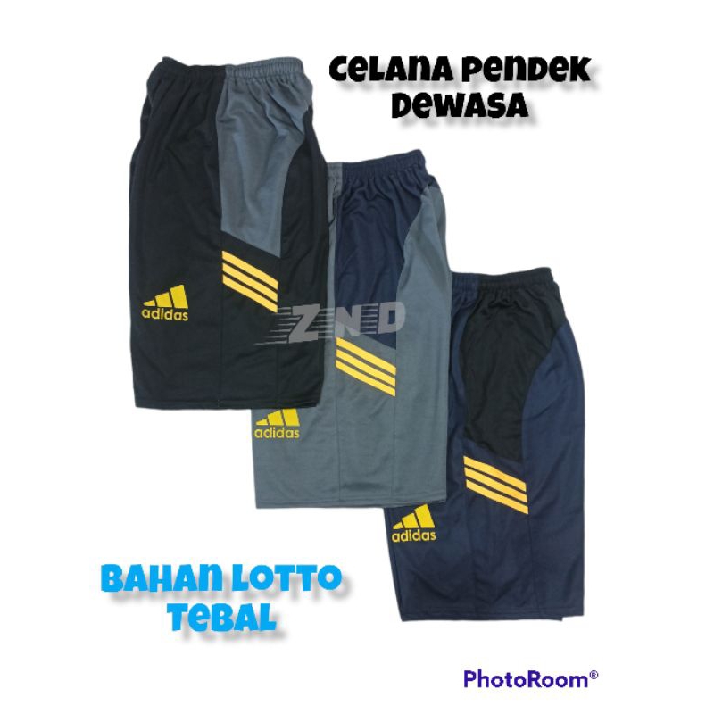 CELANA KOLOR PENDEK PRIA || CELANA PENDEK OLAH RAGA BAHAN LOTTO TEBAL MURAH