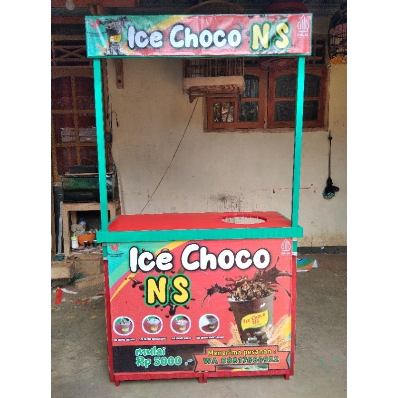 booth portabel / meja lipat /grobag lipat termurah