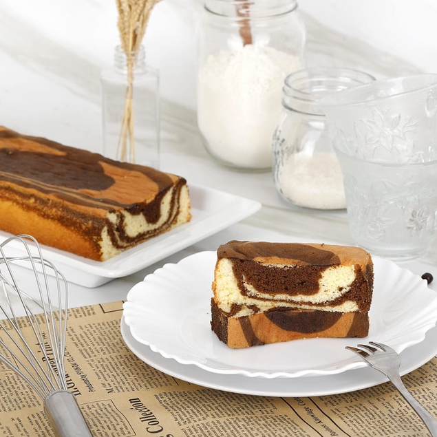 

[SURABAYA dan Sekitarnya SAJA] Cake Marmer Vanila Coklat