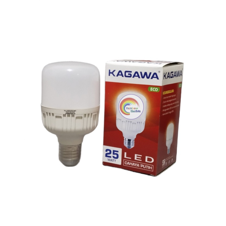 Paket 10 Pcs Kagawa ECO Lampu LED Capsule 25 Watt