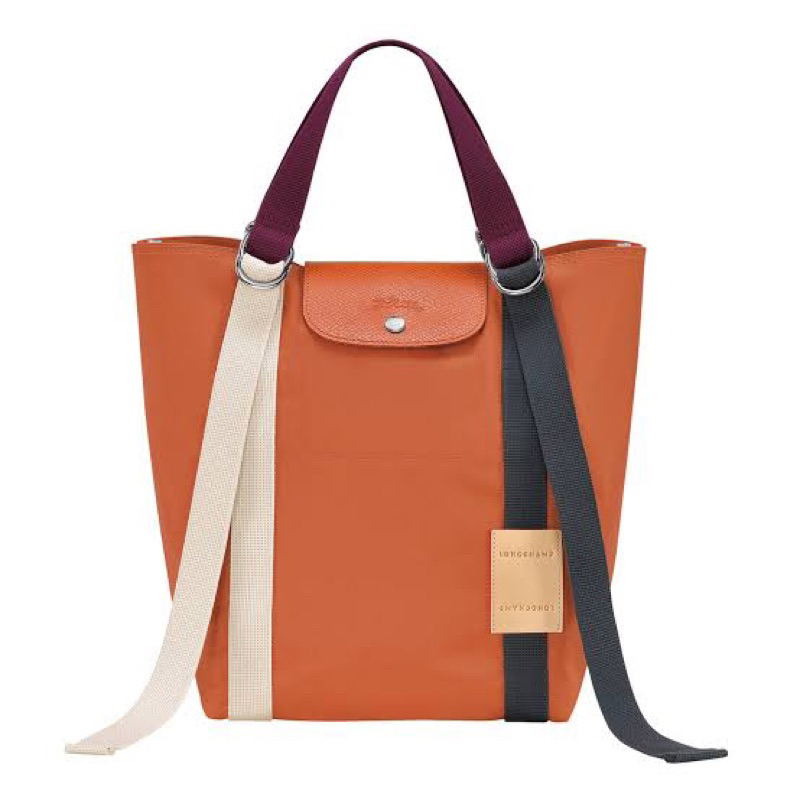 LC Le Pliage Replay S (Large) Tote Bag in Orange Carrot