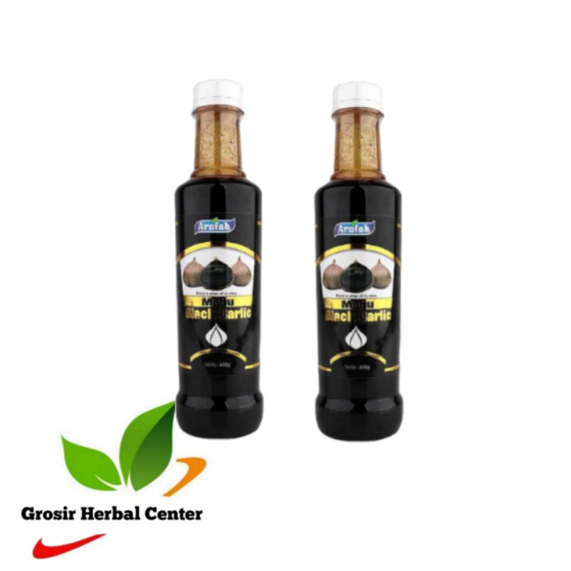 

Madu Bawang Lanang Hitam I Madu Black Garlic Arafah 470 Gram ORIGINAL