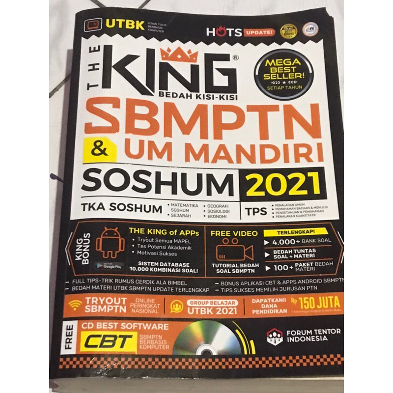 KING SBMPTN &amp; UM Mandiri 2021 (preloved)
