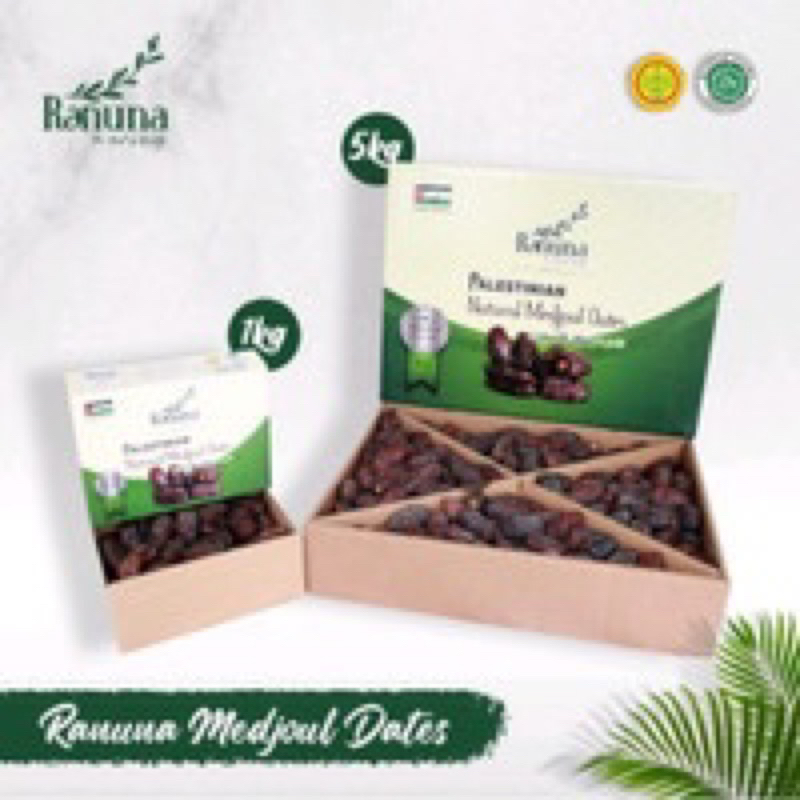 

Kurma Medjol Ranuna 5Kg Asli Palestine Premium Quality Best Seller