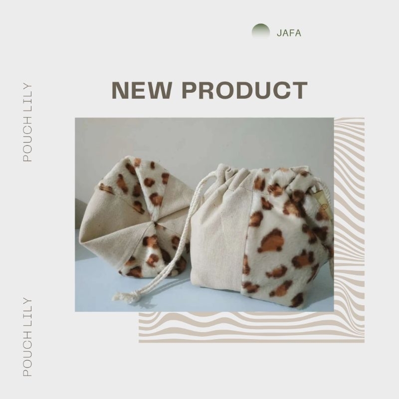 pouch serut lily tempat make up tempat koin pouch make up