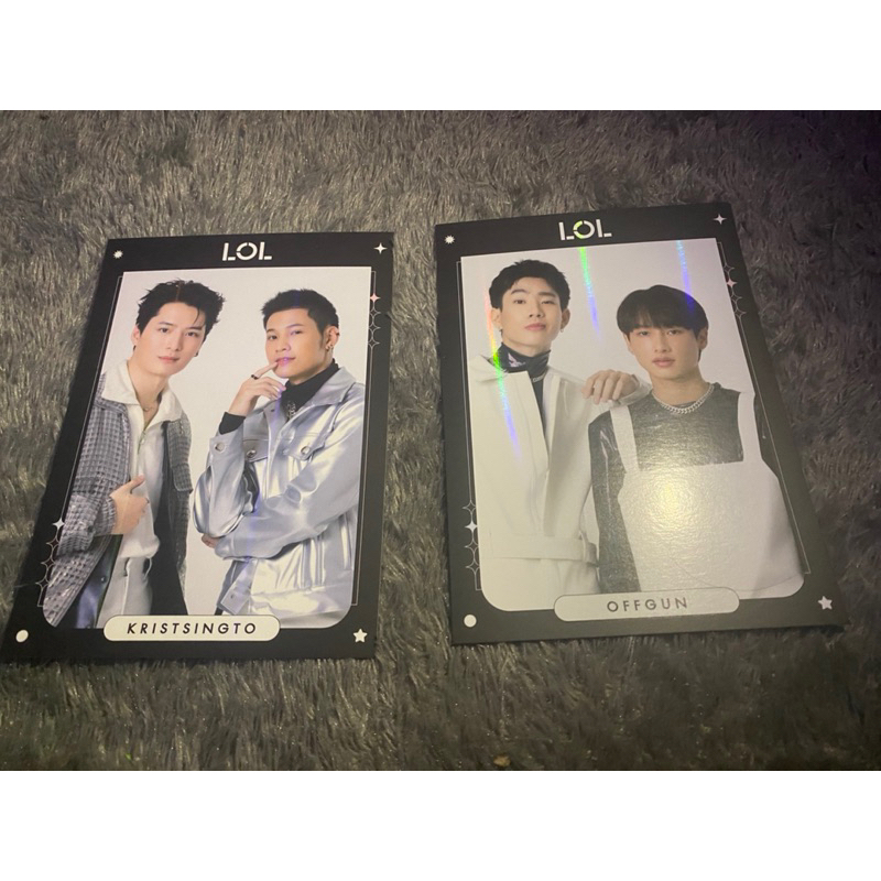 LOL CONCERT VIP BOXSET POSTCARD KRISTSINGTO OFFGUN BRIGHTWIN
