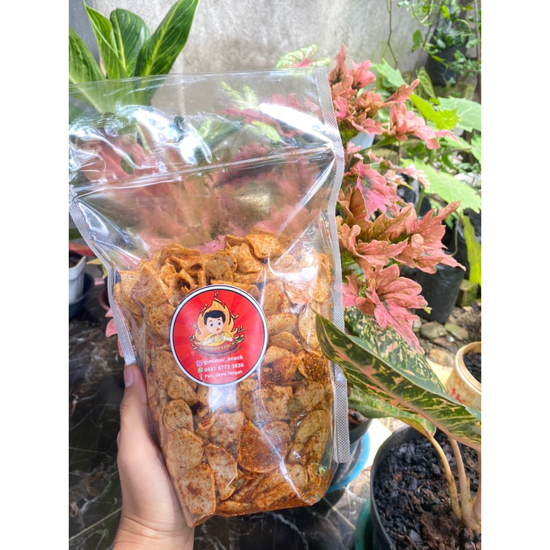

Basreng Koin 500gr Gimimor Snack