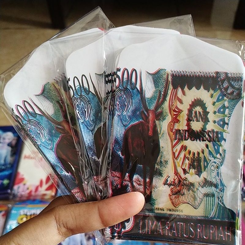 

angpau lebaran motif uang